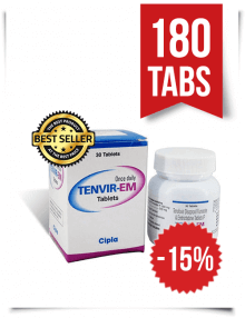 Tenvir-EM by Cipla 180 Pills